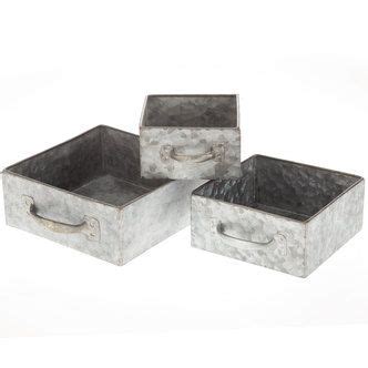 wood metal boxes|galvanized metal square storage box.